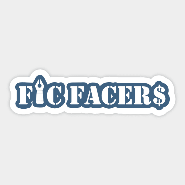 Fic Facers Logo Sticker by ficfacersstore